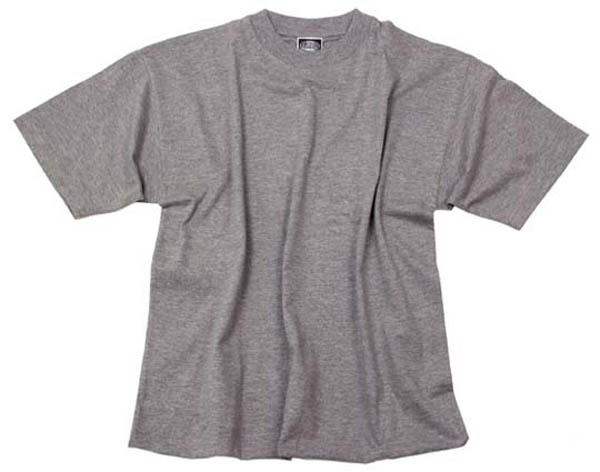 US T-Shirt, halbarm, grau