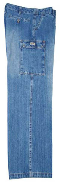 BW Feldhose, Jeans, blau-stonewashed