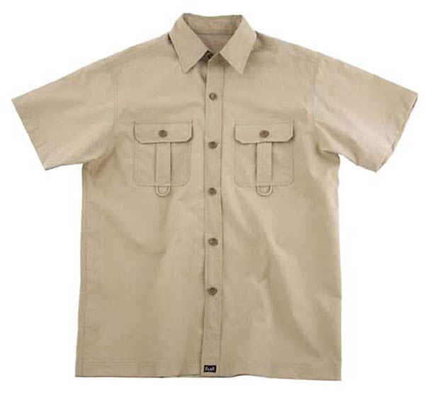 Outdoor Hemd, kurzarm, khaki