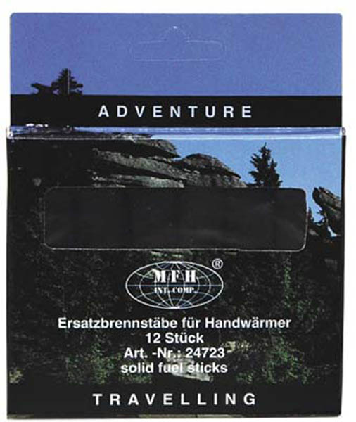 Ersatzbrennstbe fr Handwrmer