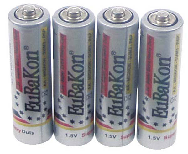 Batterien, klein, -AA-Size-, 4-er Pack
