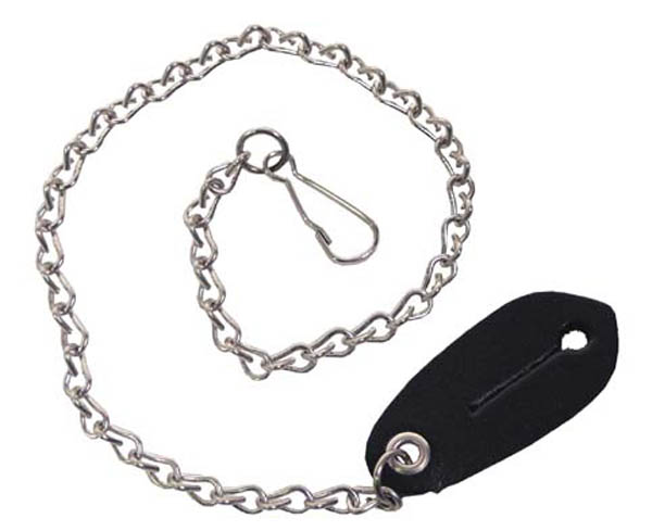 Gliederkette, Karabiner/Leder