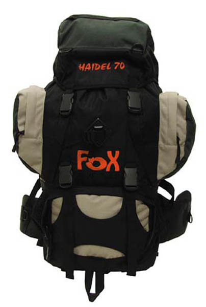 Rucksack -FOX Haidel 70-, schwarz-sand