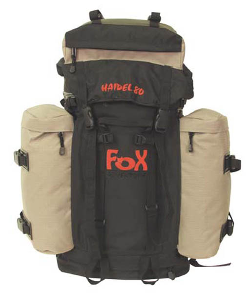 Rucksack -FOX Haidel 80-, schwarz-sand