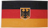 Fahne, Deutschland mit Adler, Polyester