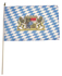 Fahne, Bayern mit Wappen, Polyester an