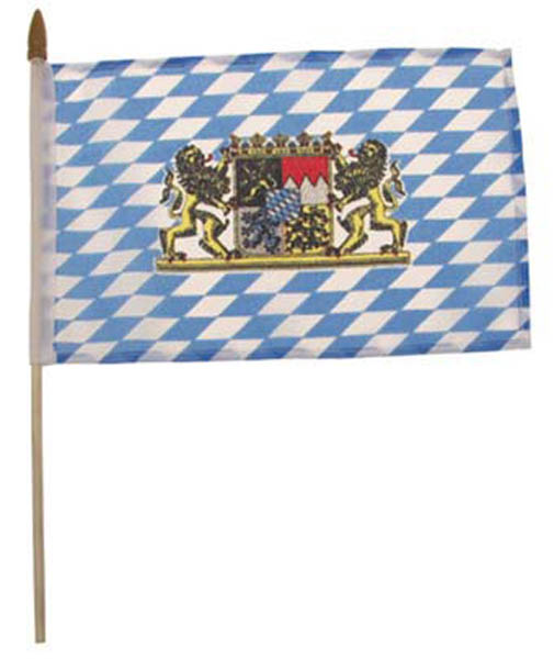 Fähnchen, Bayern mit Wappen, an