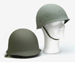 Stahlhelm,(DK) oliv mit Innenhelm neuwertig