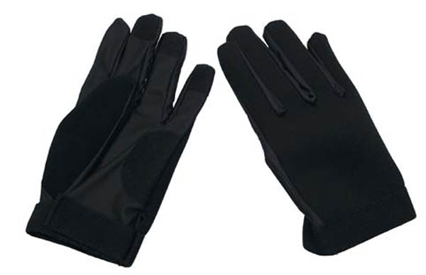 Neopren Fingerhandschuhe, schwarz