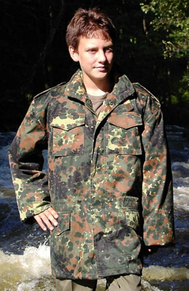 Feldjacke, M65 Kinder flecktarn neu