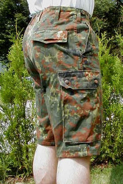 Bermuda-Feldhose, Bw flecktarn gebraucht/rep.