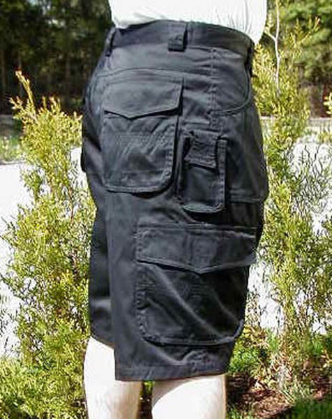 Traveller-Short, schwarz neu (mit Handytasche)