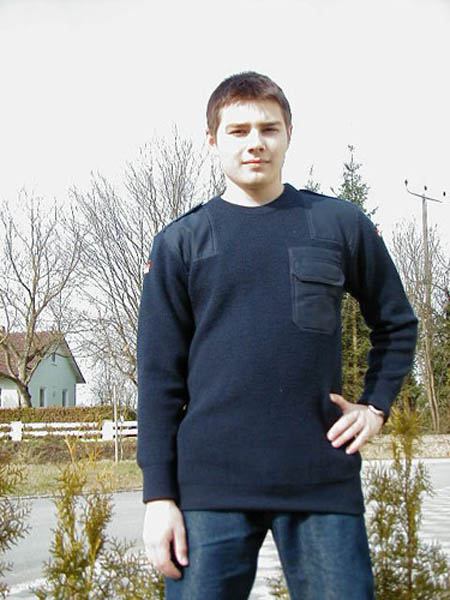 Pullover, Bw blau gebraucht/rep.