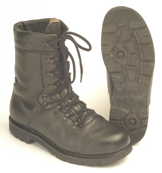 Kampfstiefel, Bw schwarz gebraucht/rep.