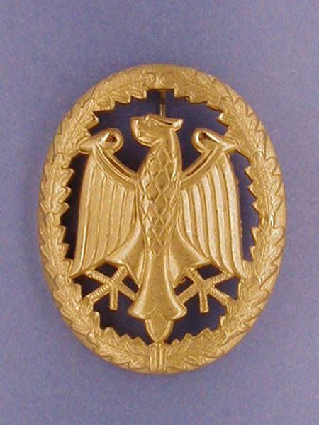 Leistungsabzeichen, Bw Metall neu (Gold)