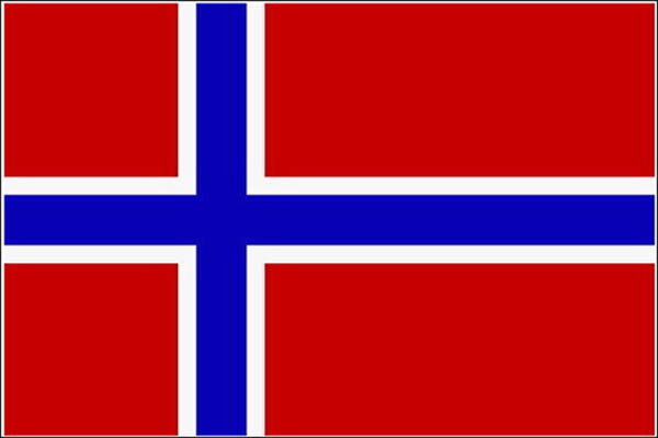 Flagge, Norwegen neu