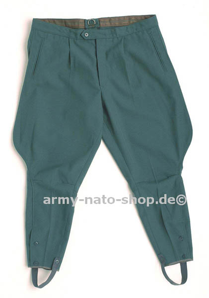 Stiefelhose (Gabardine), DDR-VoPo grn neu