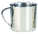 Tasse,Edelstahl 0.22 ltr. neu