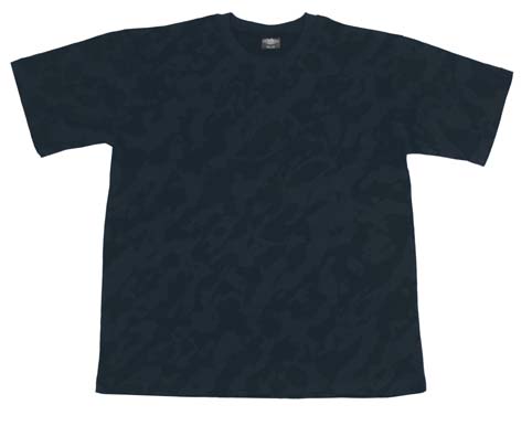 US T-Shirt, halbarm, night- camo, 170g/m
