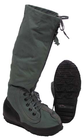 US Boots,ExtremeCold Weather Gummisohle, Oberteil Canvas