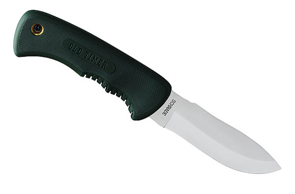 Schrade Old Timer, Stahl 420, Safe-T-Grip, Nylonscheide