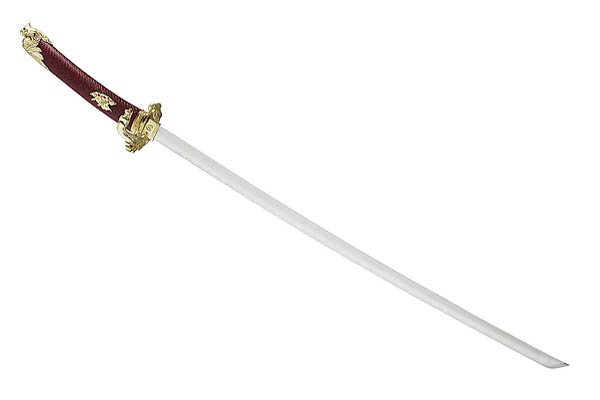 Samurai-Schwert Katana, AISI 420, mit Kogai und Kozuka