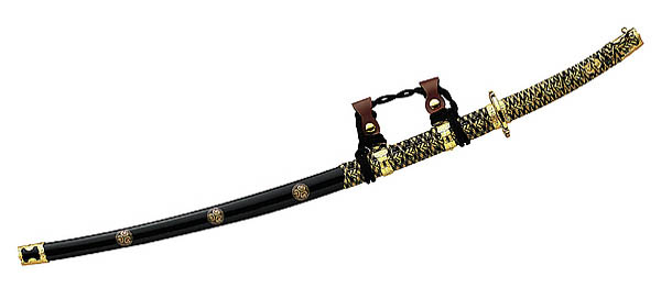 Parade Luxus-Schwert, schwarz, AISI 420