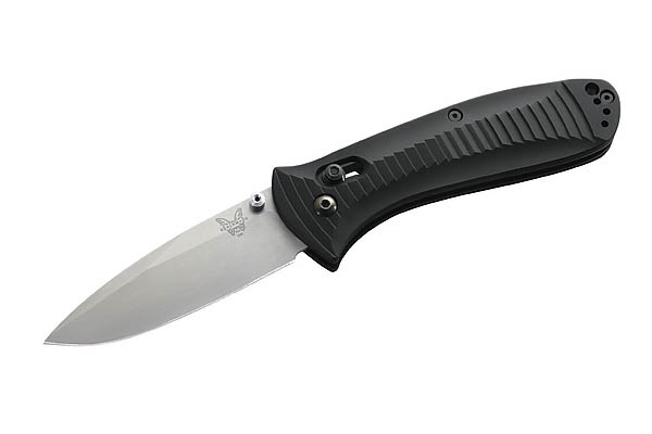 Benchmade Einhandmesser, Presidio, Stahl 154CM, Axis-Lock, Aluminium-Griffschalen, Grtelclip