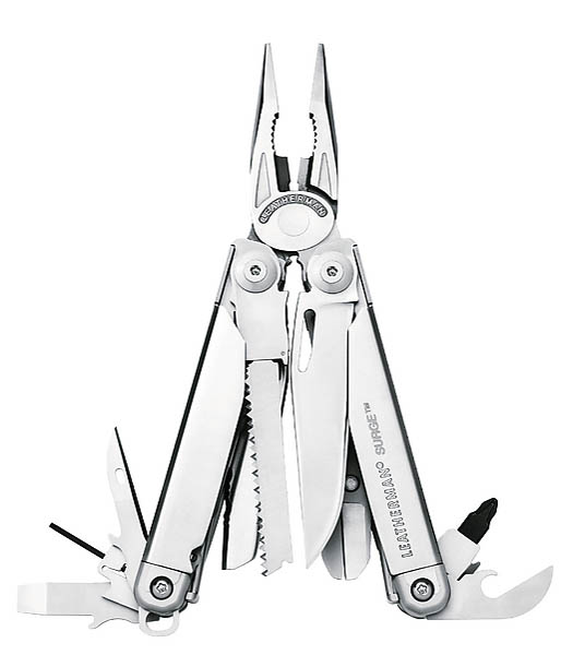 Leatherman Surge, mit Lederetui