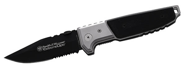 Smith & Wesson Einhandmesser Extreme Ops, 440 C Stahl, Edelstahl/G-10