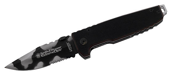 Smith & Wesson Einhandmesser, Extreme Ops, Stahl 440 C, G-10-Schalen