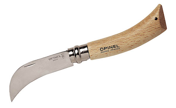 Opinel-Gärtner-Messer, Sperrklinge, Buchenholzgriff