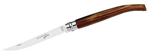 Opinel Slim-Line, Bubinga-Holz, rostfrei, Heftlnge 18 cm