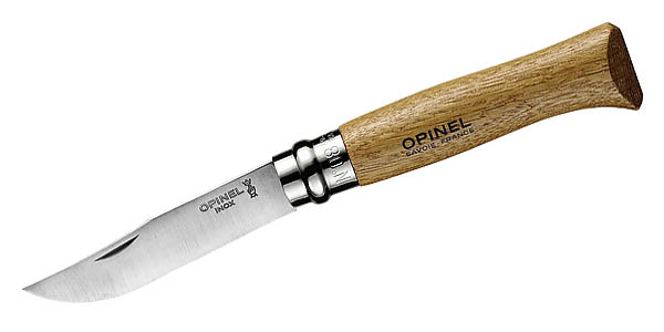 Opinel-Messer, Eiche, rostfrei