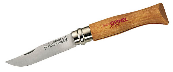 Opinel-Messer inklusive Lederetui