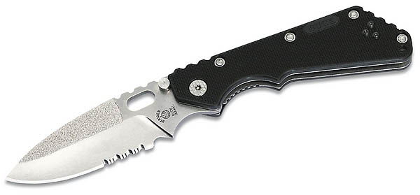 Buck SBT Police Utility Knife Einhandmesser, Stahl ATS-34, Glasfaser-/Nylongemisch, montierbarer Edelstahlclip