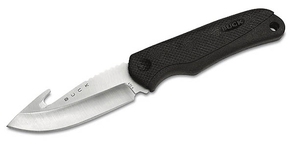 Buck Jagdmesser Diamondback Guide, Stahl 420HC, Gummi-Griff, Nylonscheide