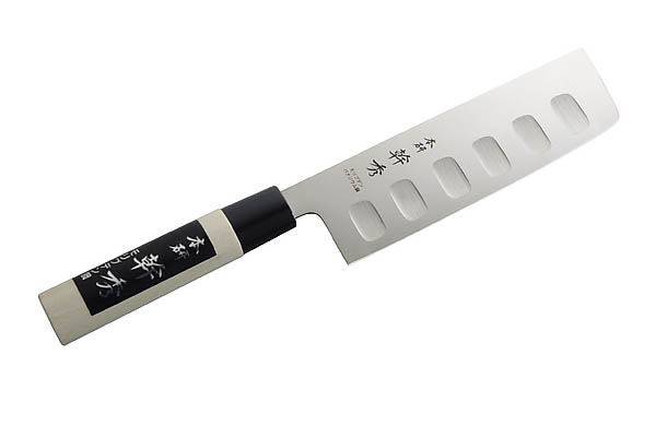 Japanisches Kochmesser Nagiri, 1K6 Stahl, Magnolienholz, Kunststoffzwinge