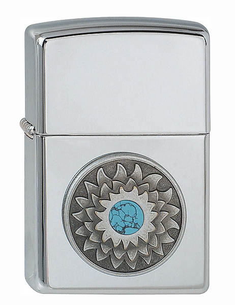 Zippo Feuerzeug, Modell Turquoise Shield