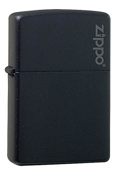 Zippo Feuerzeug, schwarz