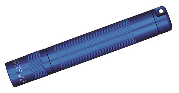 Solitaire mit Microbatterie, Anhnger und Etui, blau