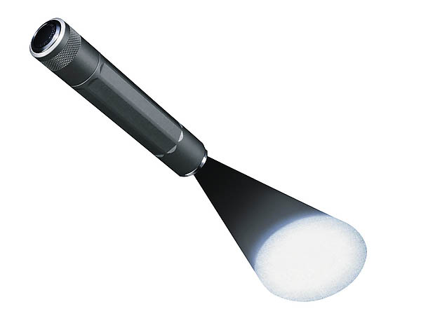Inova LED Spotlight X1, schwarzes Gehuse, weies Licht