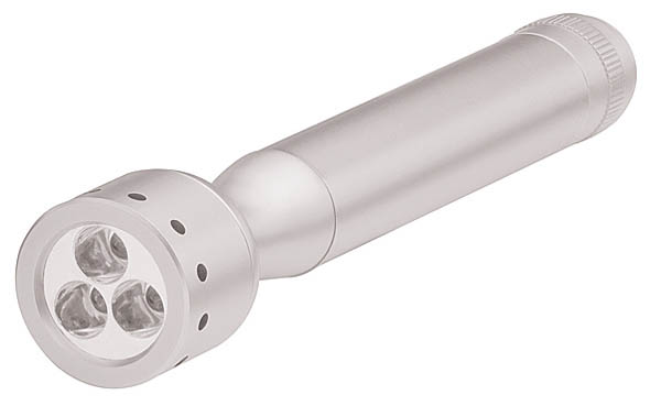 LED-Lenser V2 Triplex, weiße LED, inkl. 3 Batterien LR1, Handschlaufe, Gürteletui
