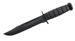 KA-BAR Full-Size Black, Stahl 1095, pulverbeschichtet, Kraton-Griff, Leder-Scheide