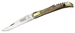 Laguiole-Messer, Sandvik-12C27-Stahl, Schalen aus Hornspitze, Messingbacken