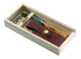 Opinel-Geschenkset inkl. Opinel-Messer Nr. 8, Lederetui, Wetzstahl, in Holzgeschenkbox