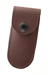 Braunes Leder-Etui, für Messer mit Heftlänge 9 cm