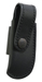Schwarzes Leder-Etui, fr Messer mit 10 cm Heftlnge, quer zu tragen