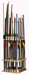 Bogenstnder aus Nadelholz, fr 24 Bgen und 36 Pfeile Mae: 45x45x95 cm (Lieferung ohne Inhalt)
