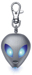 Alien-Lite-Schlüsselanhänger, blaue LED, inkl. 2 Batterien CR 1620, Metallbox